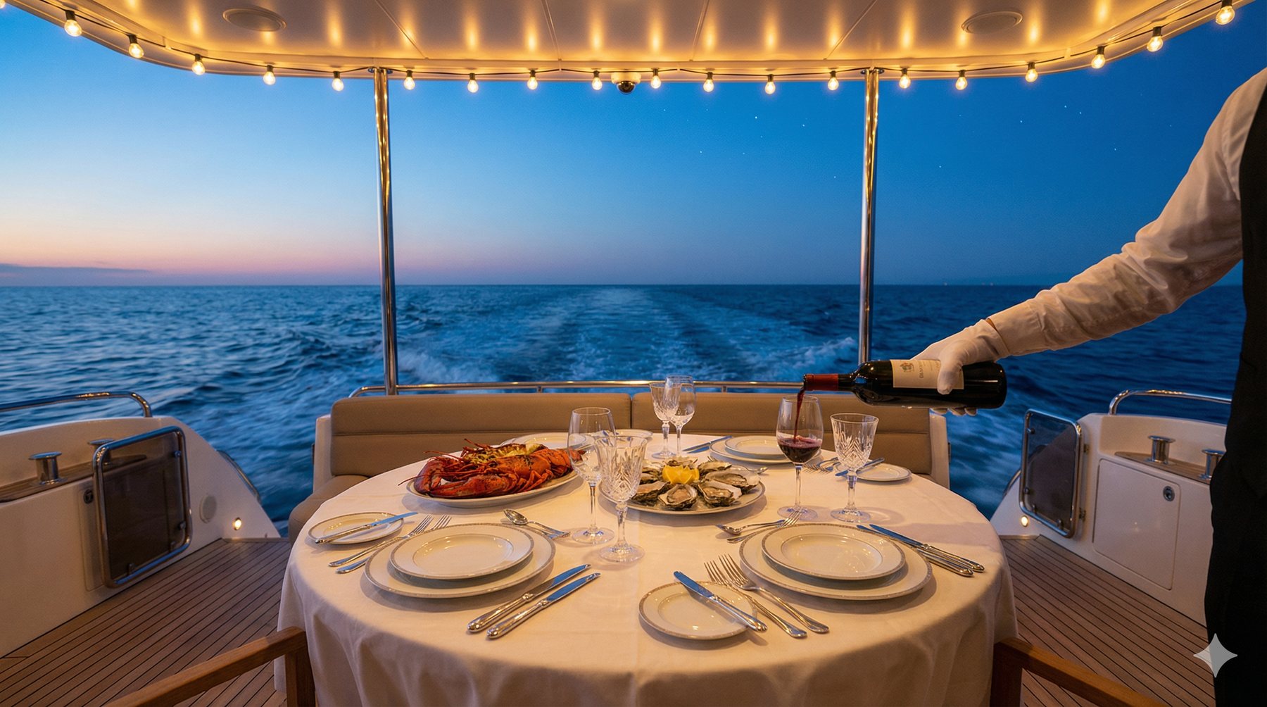 Diner premium en mer